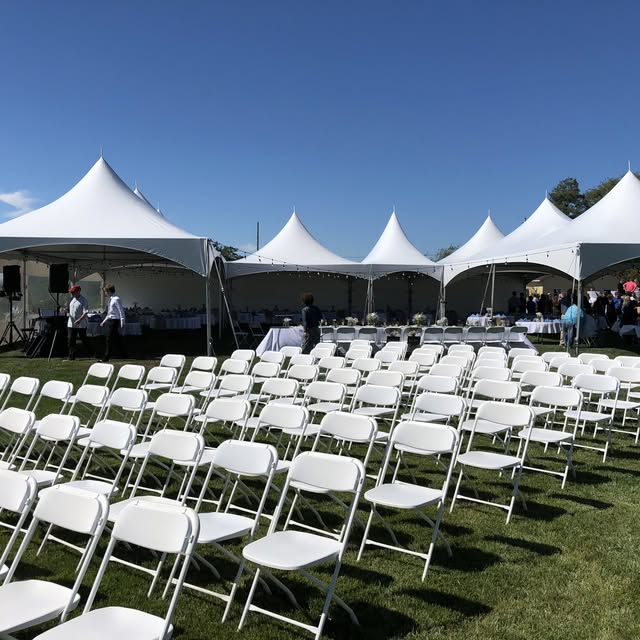 Outdoor corporate event tent