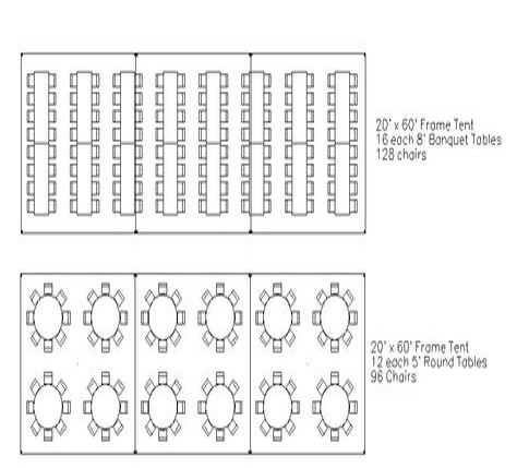 20x60 frame tent