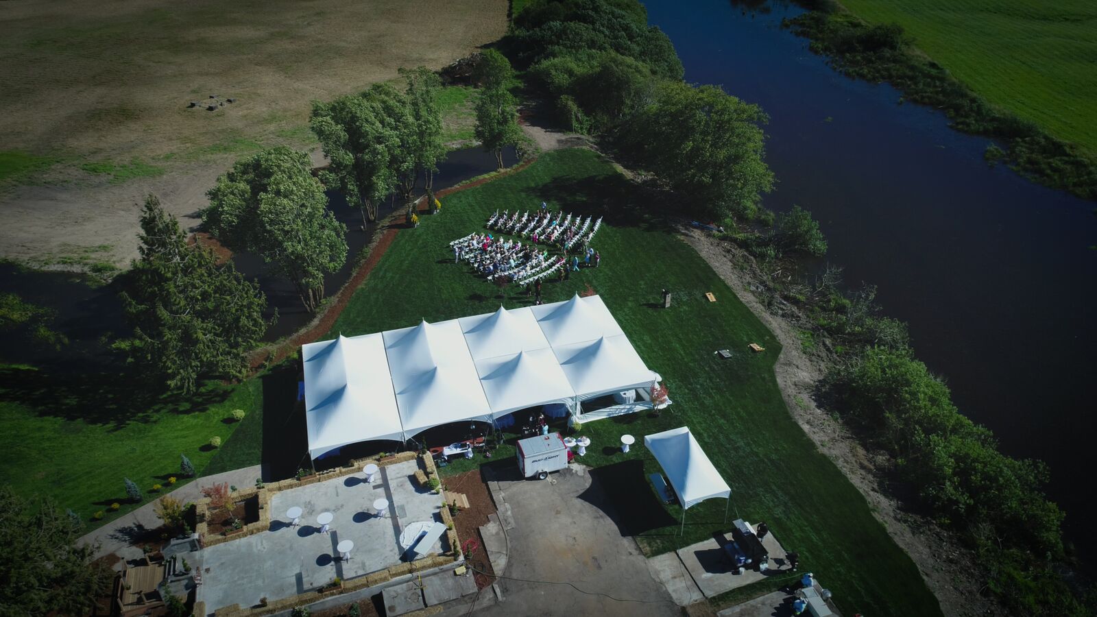Event tent setup — view 10 alternate