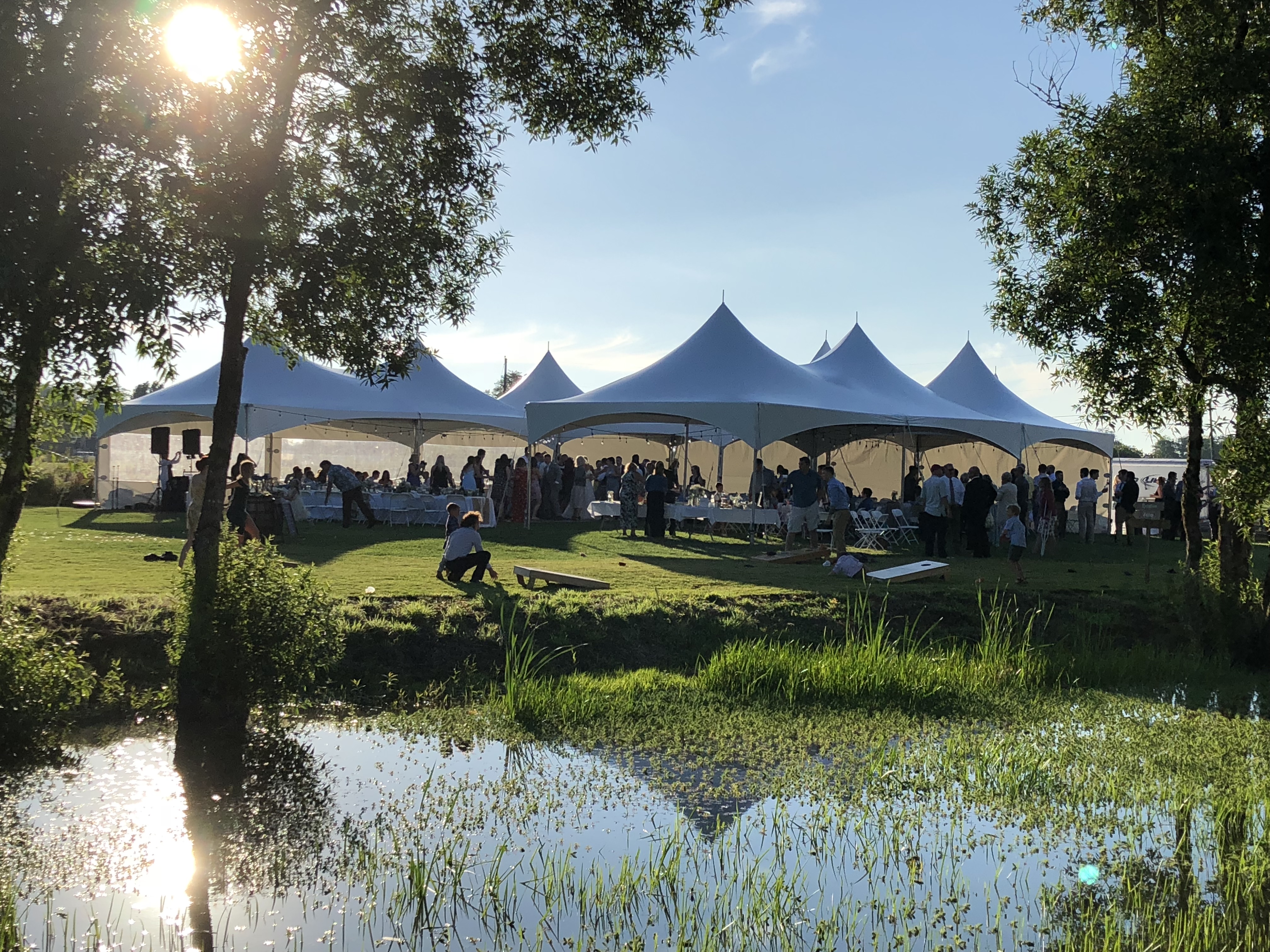 Event tent setup — view 7 alternate