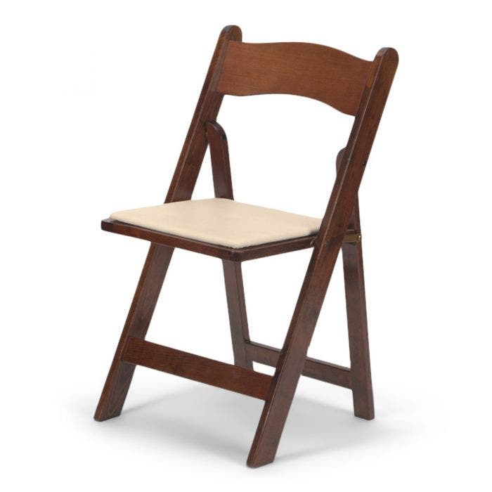 Fruitwood folding chair